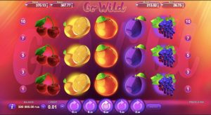 Go Wild игровой интерфейс